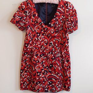 French Connection Patterned Cocktail Dress